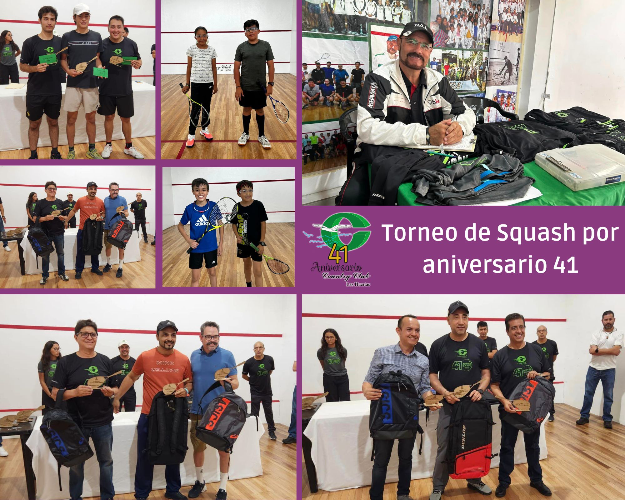 Torneo de Squash por aniversario